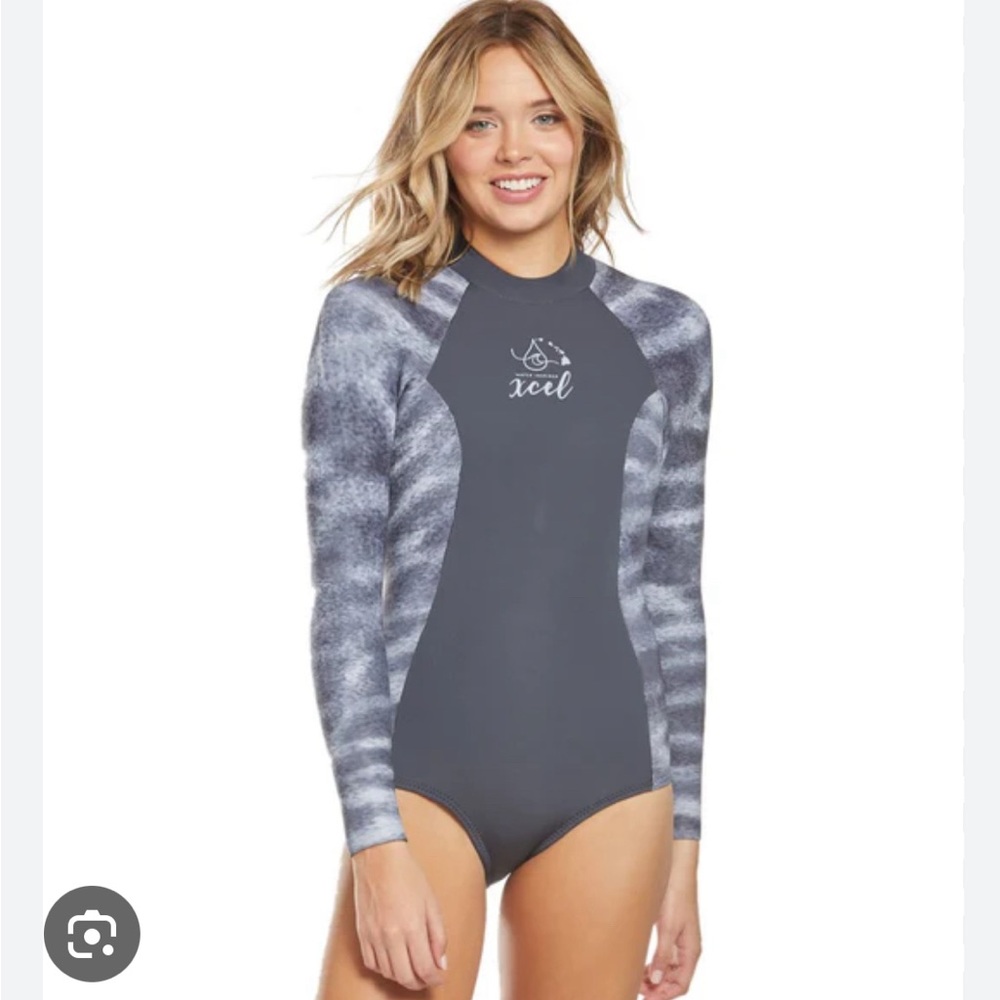 Womens Ocean Ramsey Axis 2mm Long Sleeve Back Zip Spring Wetsuit